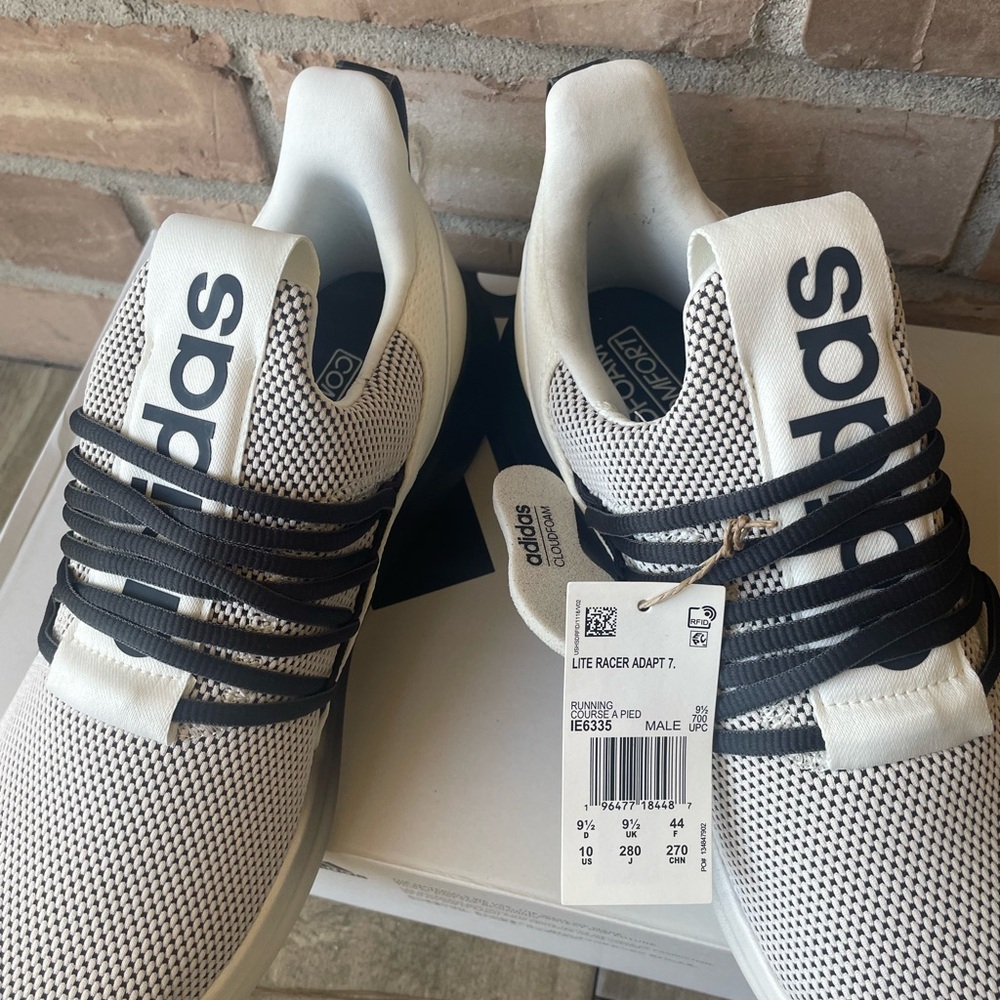 Adidas Men Lite Racer Adapt 7.0 Shoes Size: 10 - Picture 5 of 9